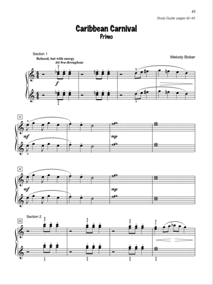 Piano for Busy Teens Easy Piano scores gallery preview page 7