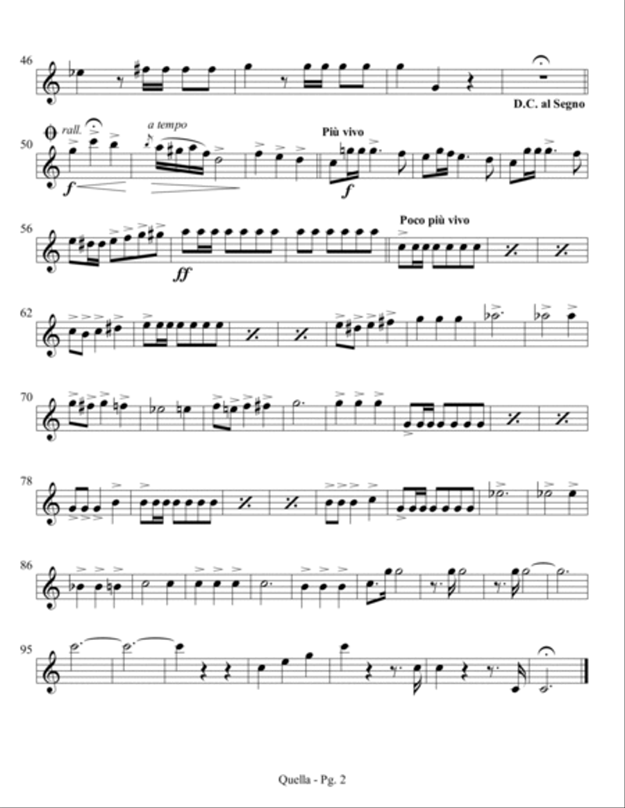 Di Quella Pira (Tremble, Ye Tyrants) Brass Ensemble scores gallery preview page 3