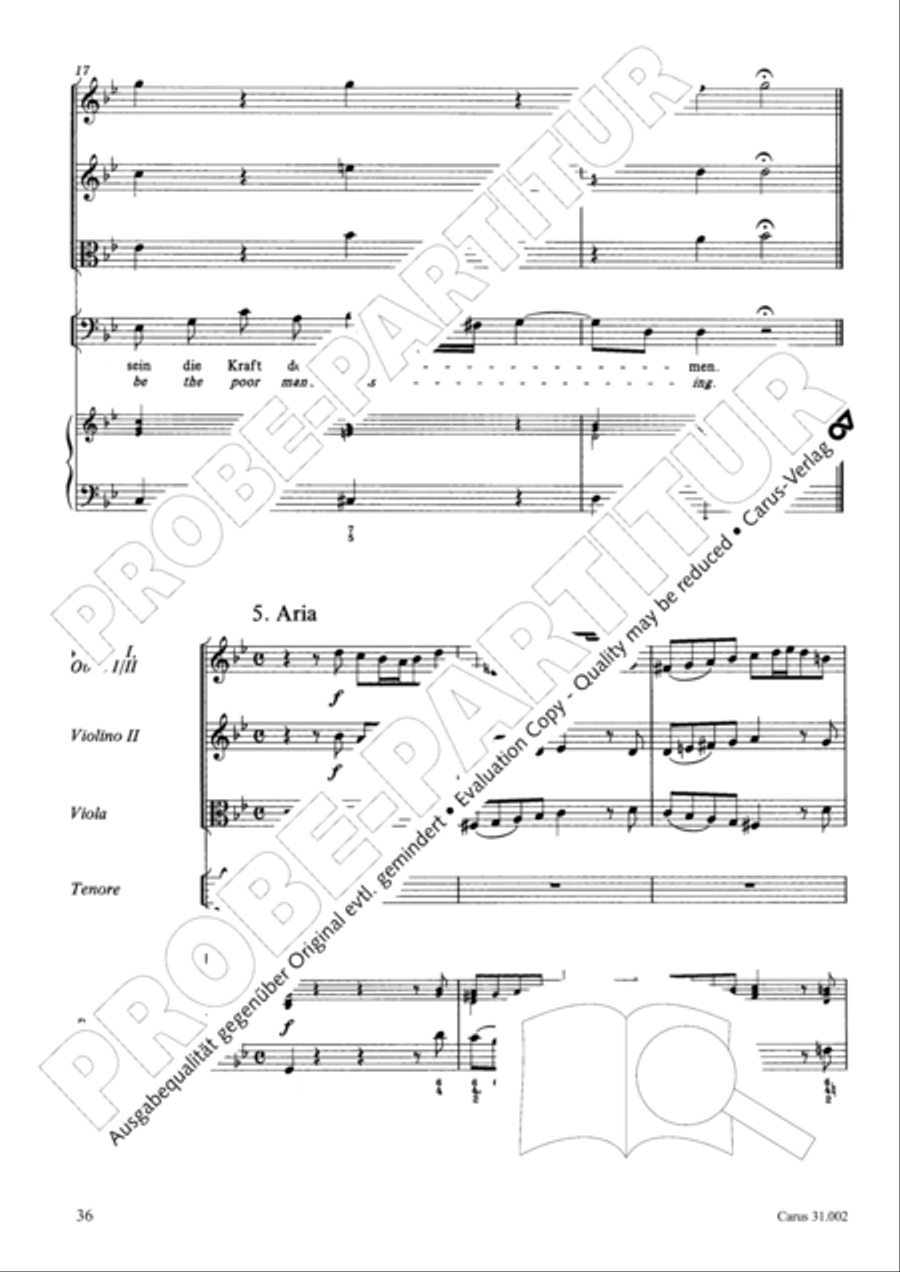 O God, from heaven look on us (Ach Gott, vom Himmel sieh darein) ATB scores gallery preview page 37