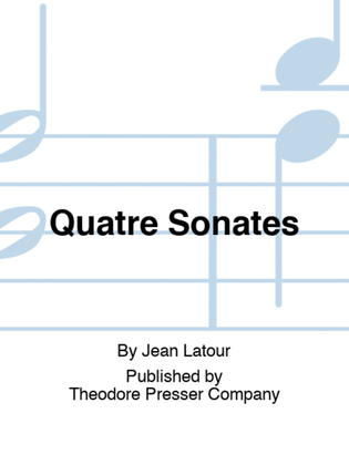 Book cover for Quatre Sonates
