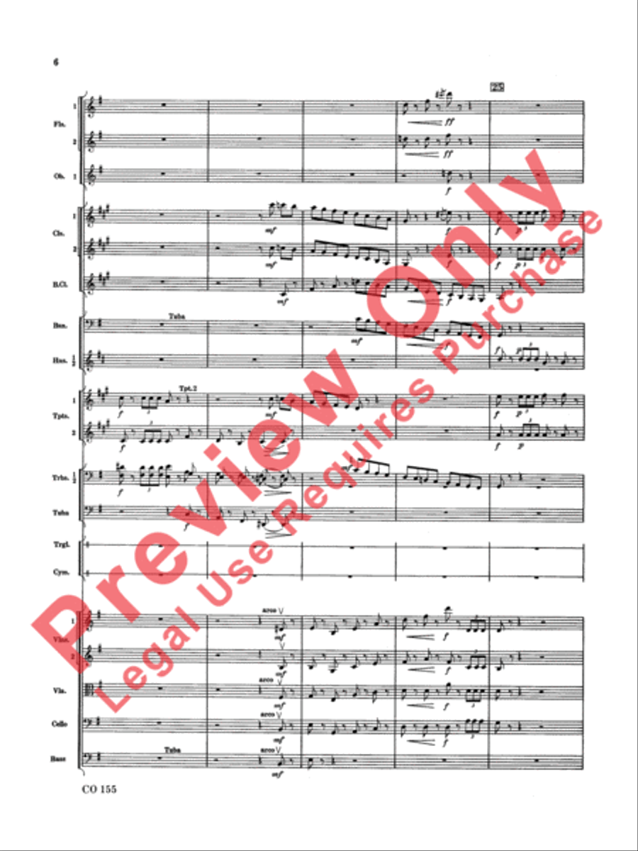 Nutcracker Set 2-march/trepak Full Orchestra scores gallery preview page 7