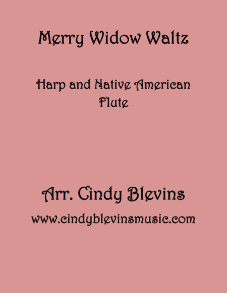 Merry Widow Waltz, arranged for Harp and Native American Flute, from my book "Classic With a Side of Nostalgia, for Harp and Native American Flute" image number null