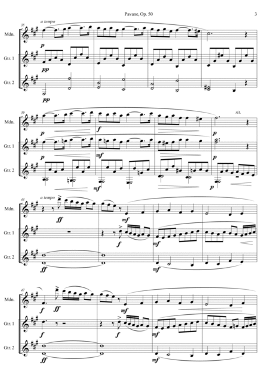 Pavane, Op. 50