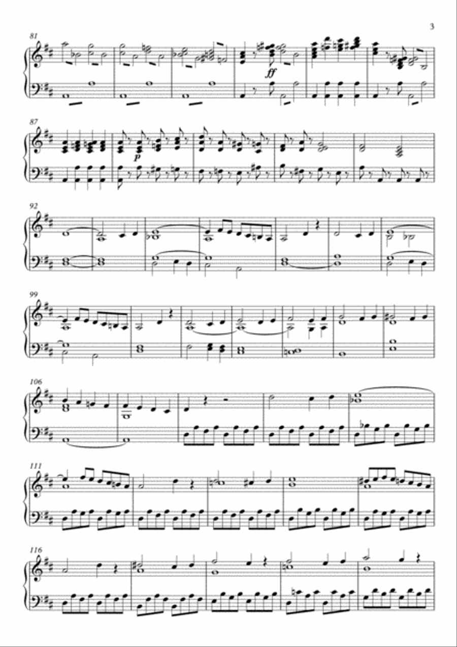 Symphony No. 10 in B Minor – Piano Solo Piano Solo scores gallery preview page 3