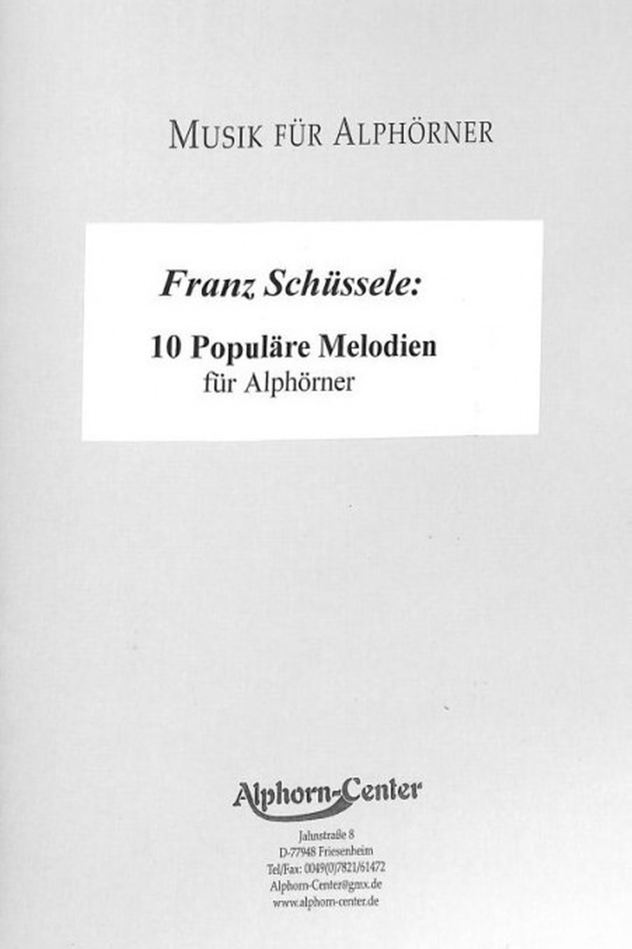 10 populäre Melodien Score scores gallery preview page 1