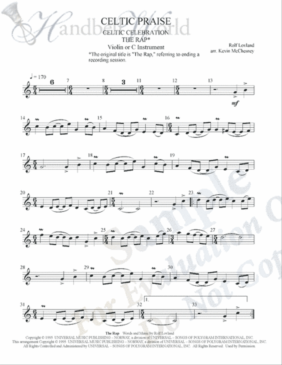 Celtic Praise 5-Octaves scores gallery preview page 3