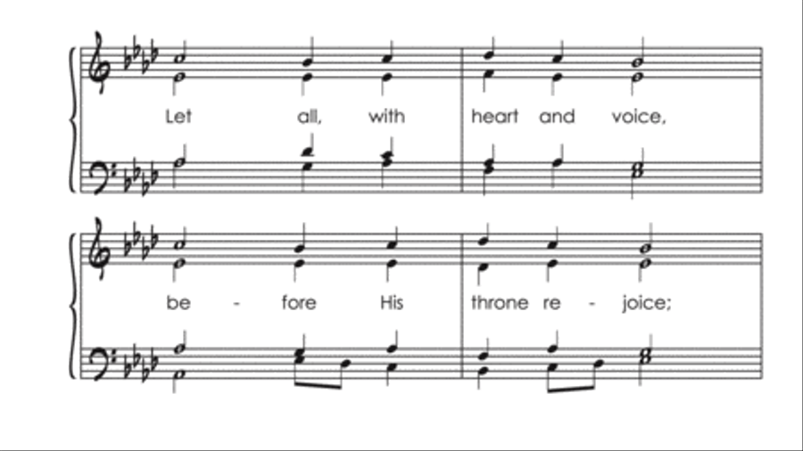 Come Christians Join To Sing Voice scores gallery preview page 4