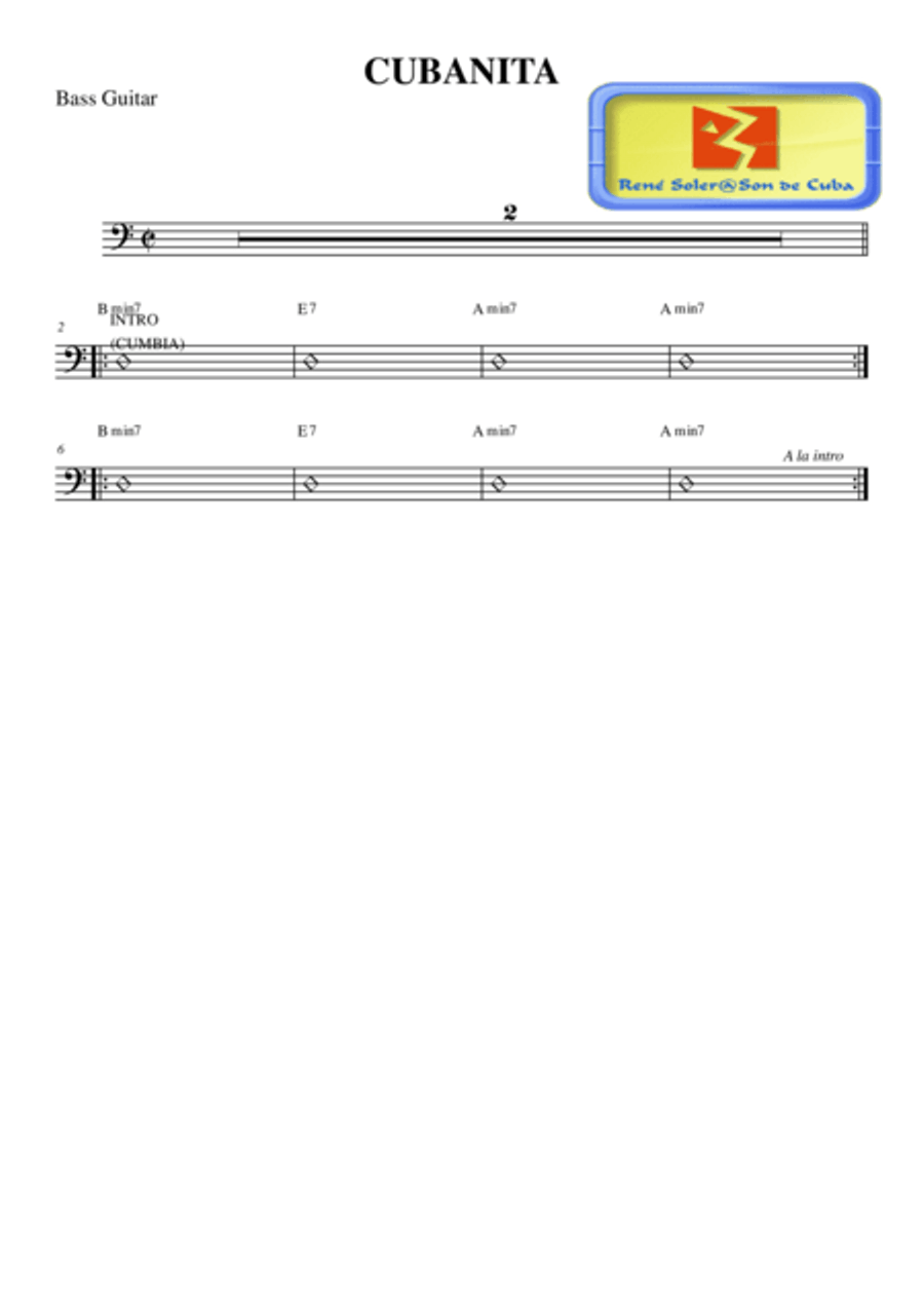 Cubanita Cubanita Choir scores gallery preview page 1