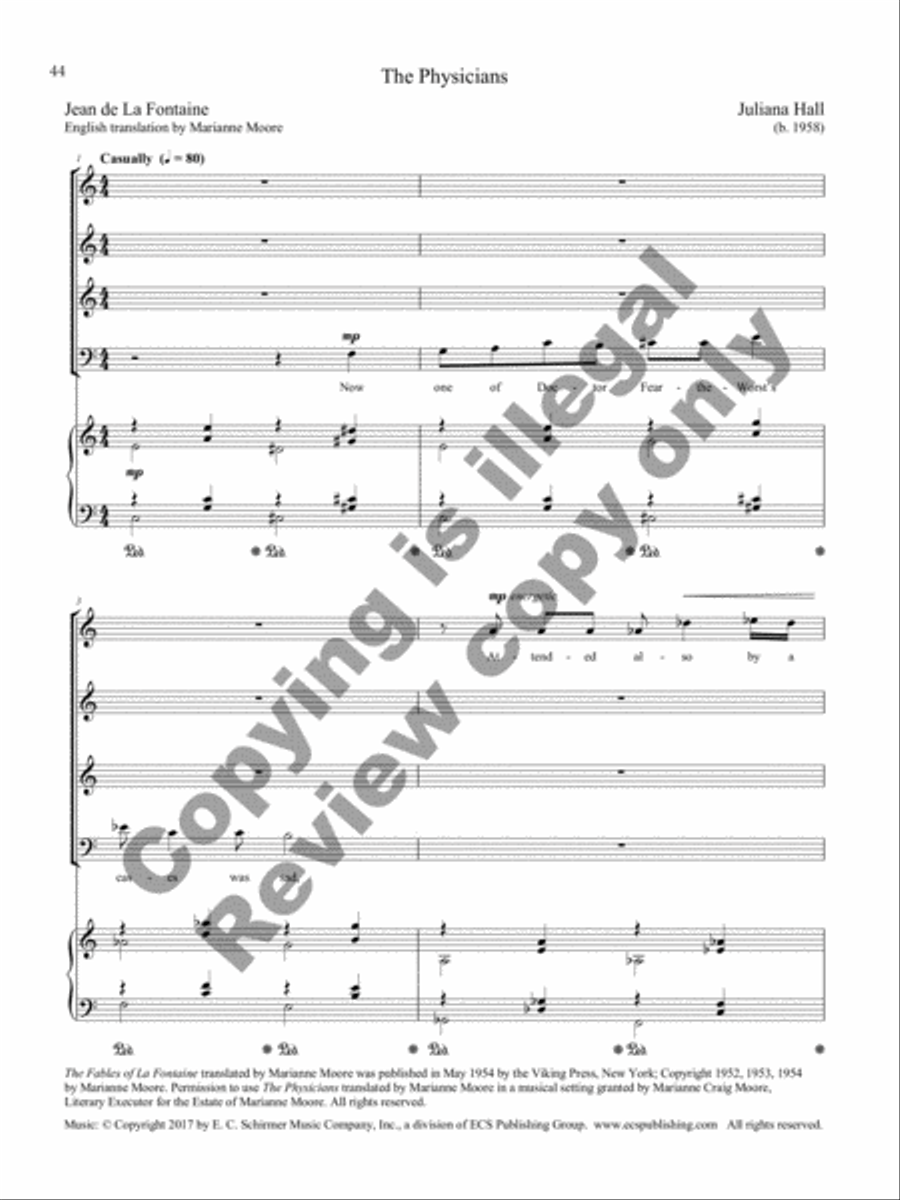 Fables for a Prince Tenor Voice scores gallery preview page 30