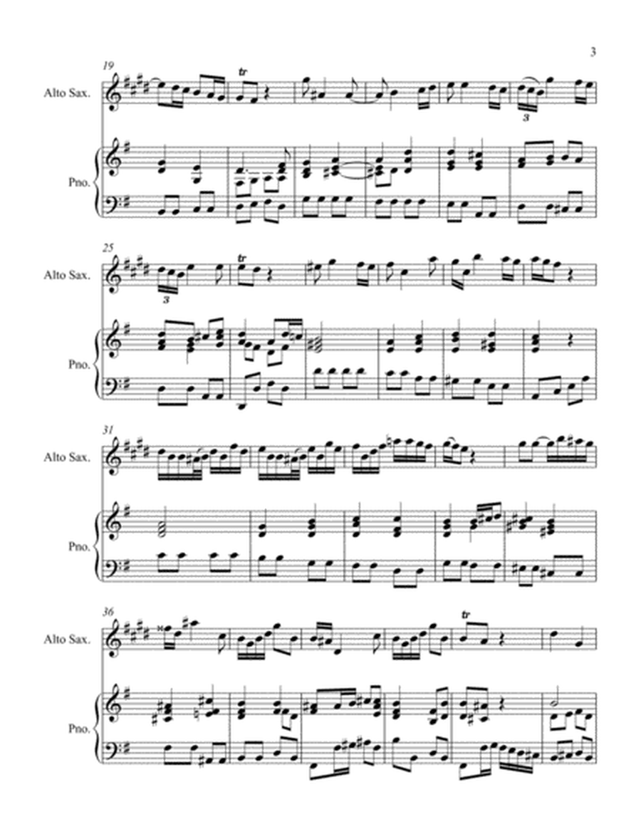 Alto Sonata in E Minor II. Allegro