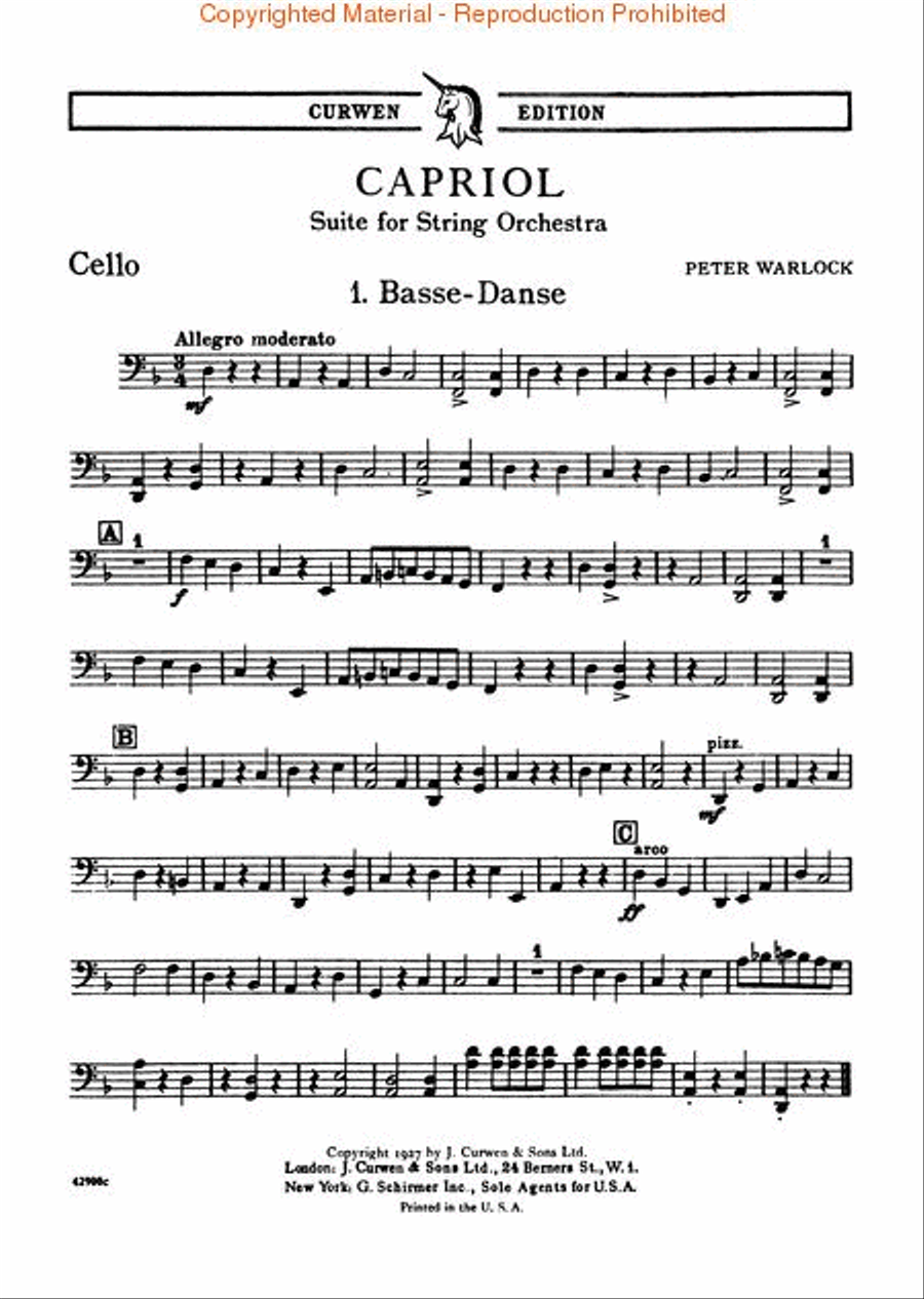 Capriol Suite Orchestra scores gallery preview page 5