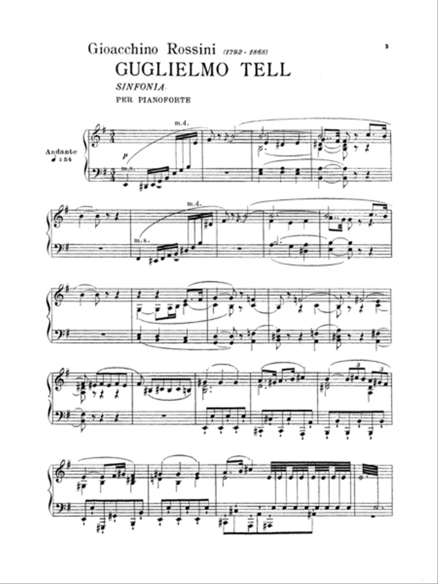 Album of Six Overtures Piano Solo scores gallery preview page 4