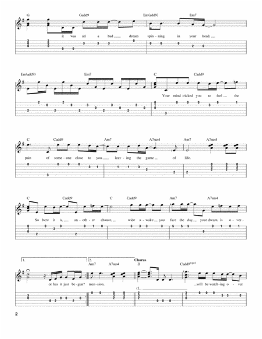 Silent Lucidity Silent Lucidity Acoustic Guitar scores gallery preview page 2