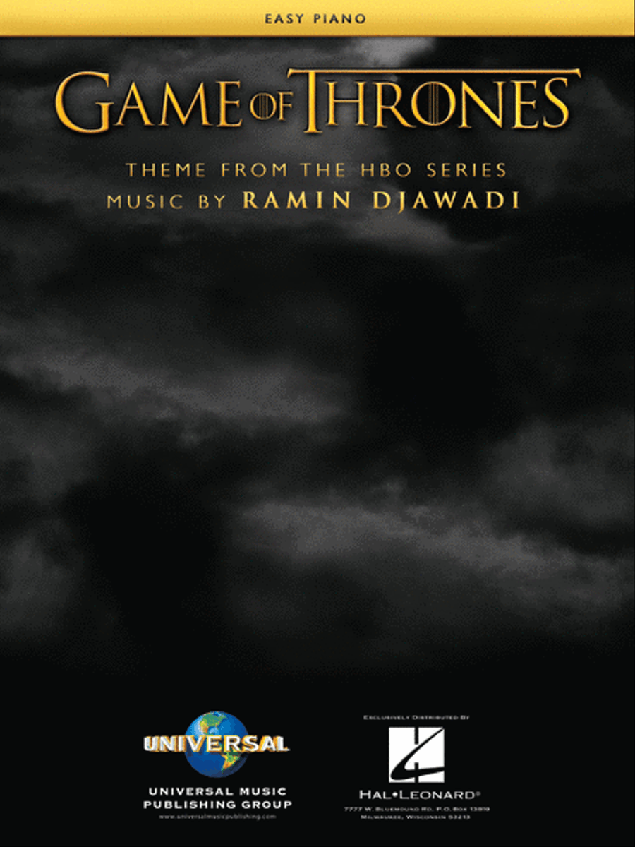 Game of Thrones (Theme from the HBO series) Easy Piano scores gallery preview page 1