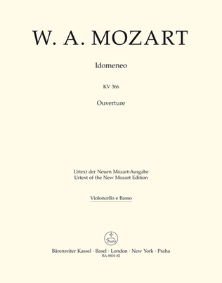 Book cover for Idomeneo, KV 366