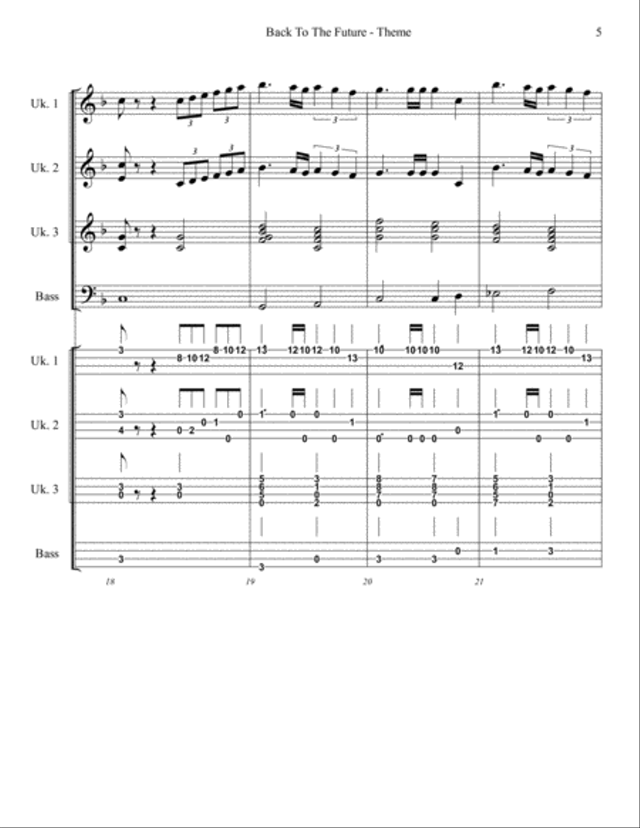 Back To The Future String Duet scores gallery preview page 5