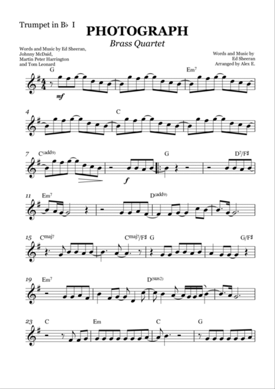 Photograph Brass Quartet scores gallery preview page 6