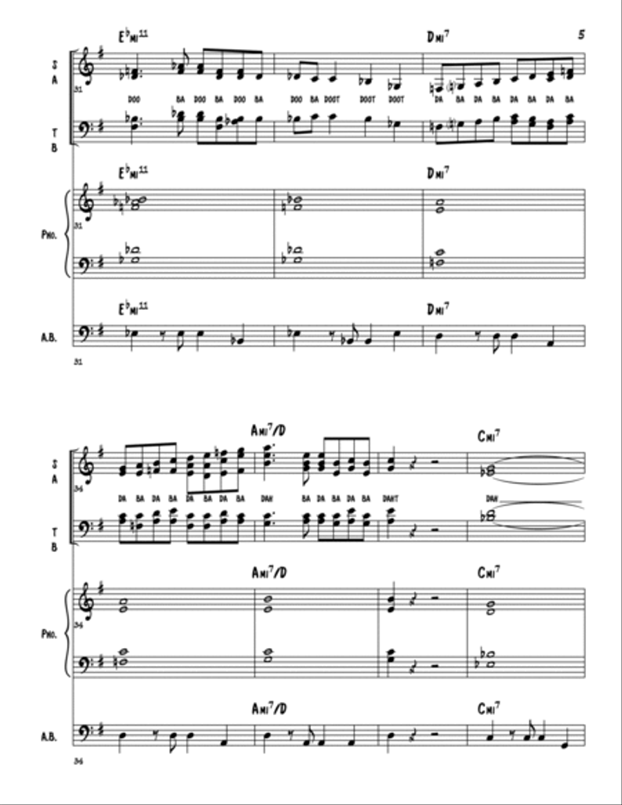 All Day Music All Day Music Jazz Ensemble scores gallery preview page 5