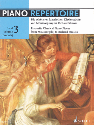 Book cover for Piano Repertoire - Vol. 3