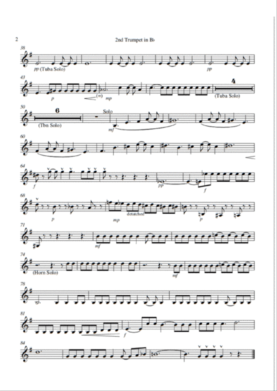 633 Squadron - Main Title Brass Ensemble scores gallery preview page 4