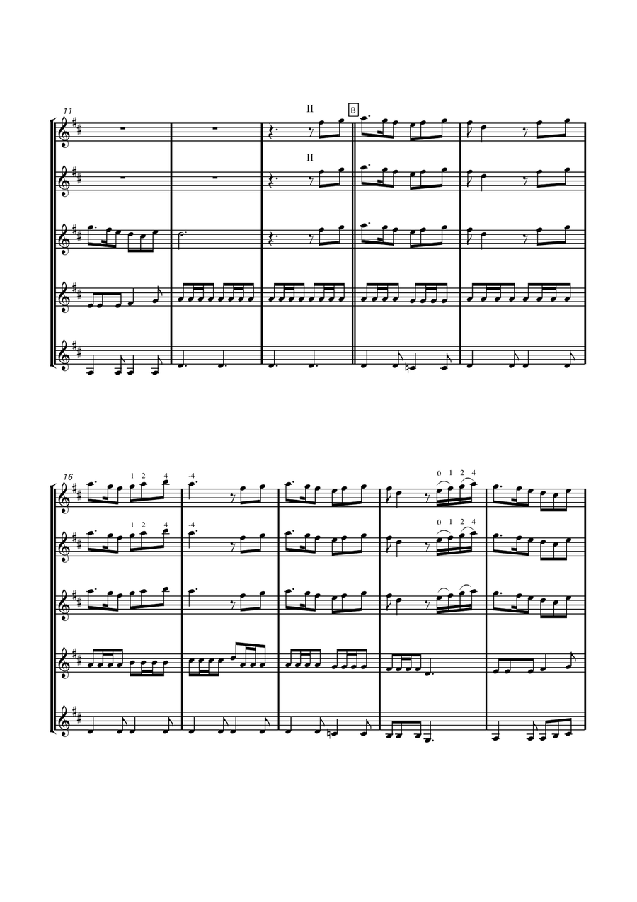 Danza Guitar Ensemble scores gallery preview page 5