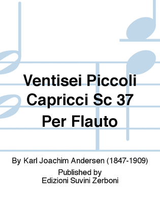 Ventisei Piccoli Capricci Sc 37 Per Flauto