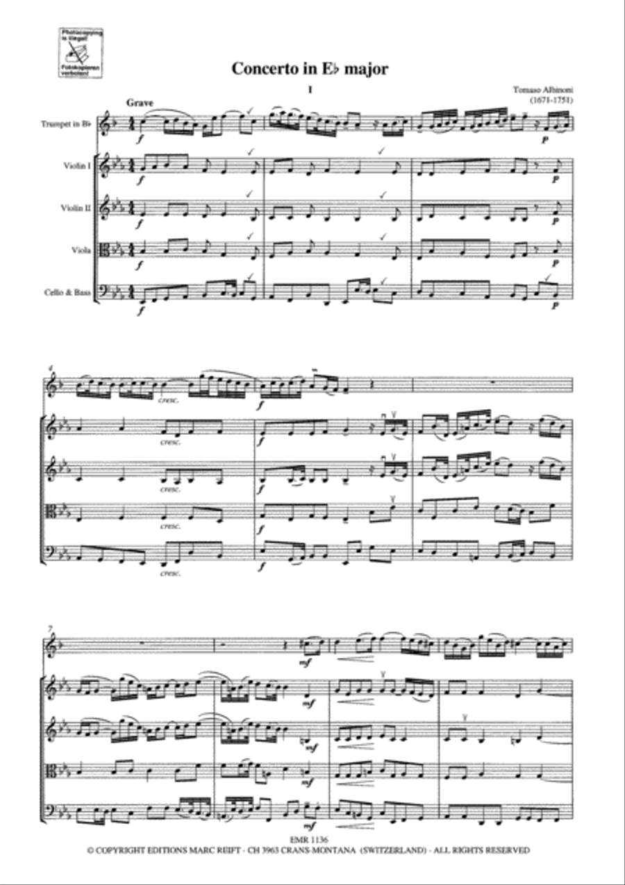 Konzert Es-Dur String Orchestra scores gallery preview page 3