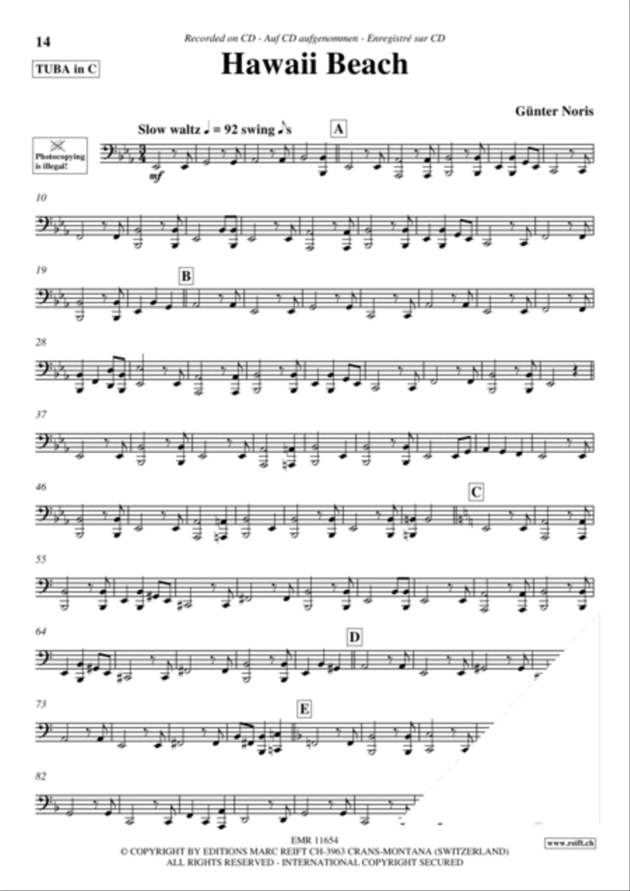 Play The Tuba With The Ballroom Dance Orchestra Vol. 5 Tuba scores gallery preview page 12
