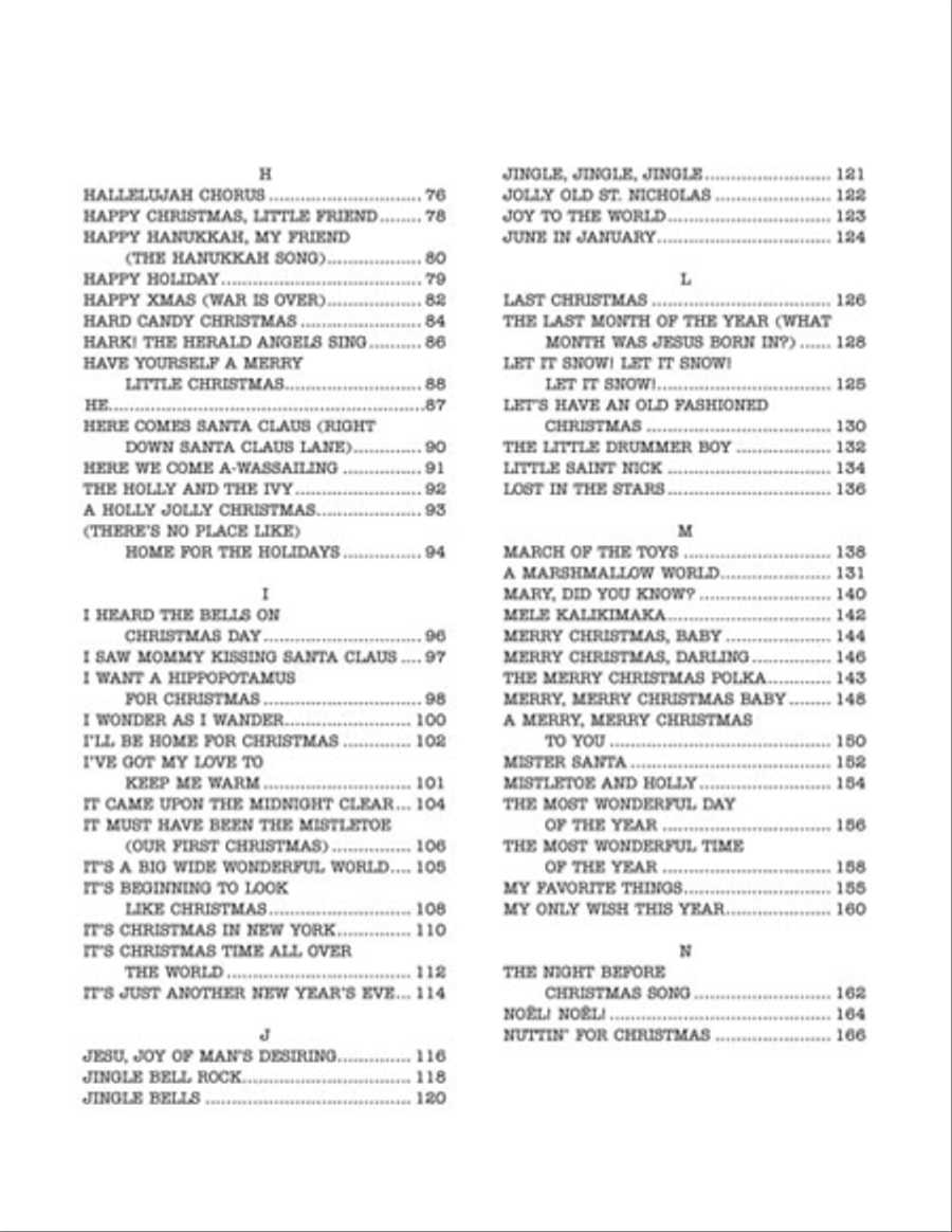 The Real Christmas Book – 2nd Edition Bass Clef Instrument scores gallery preview page 4