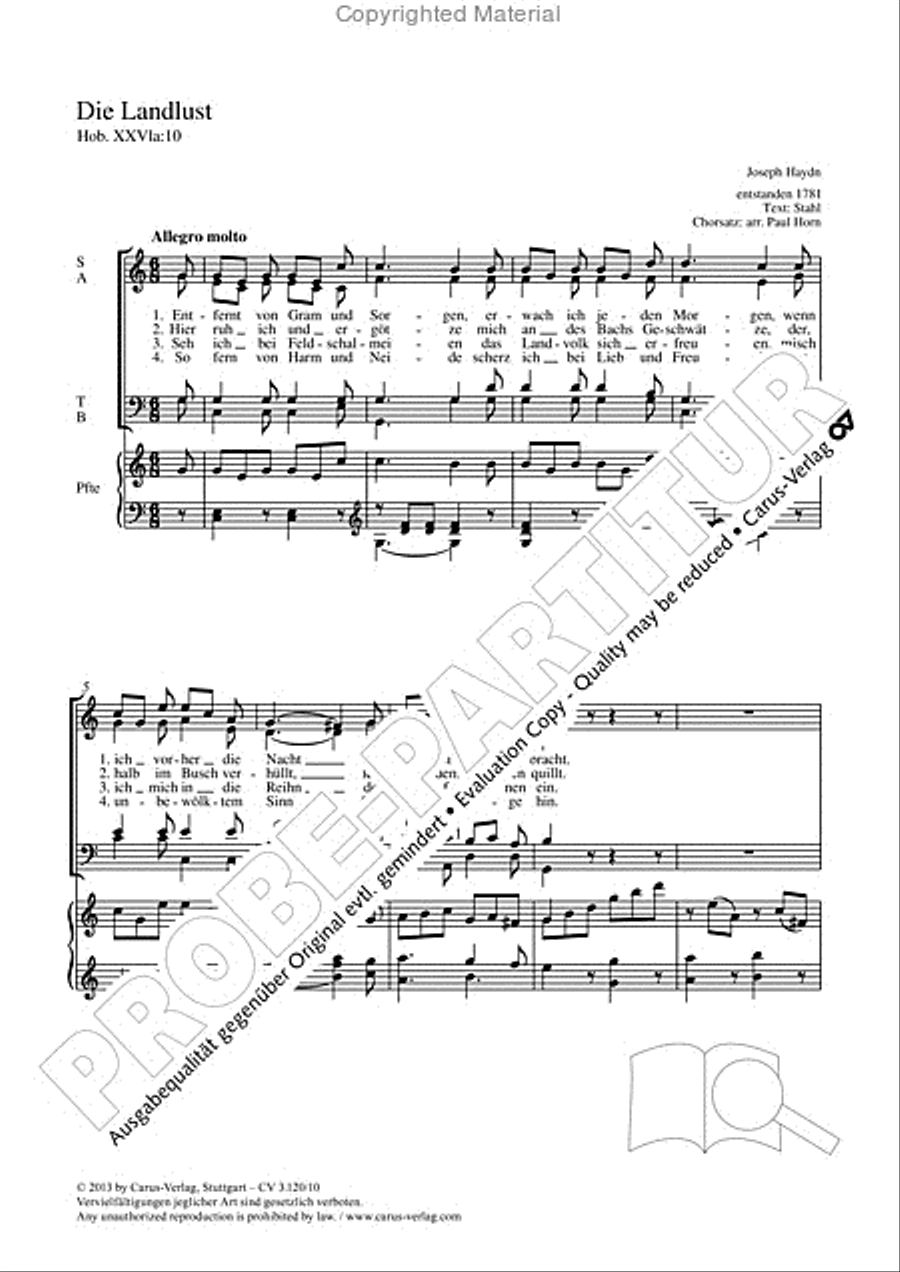 Die Landlust 4-Part scores gallery preview page 2