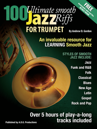 Book cover for 100 Ultimate Smooth Jazz Riffs for Trumpet