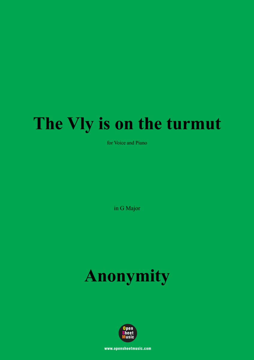 Anonymous-The Vly is on the turmut,in G Major