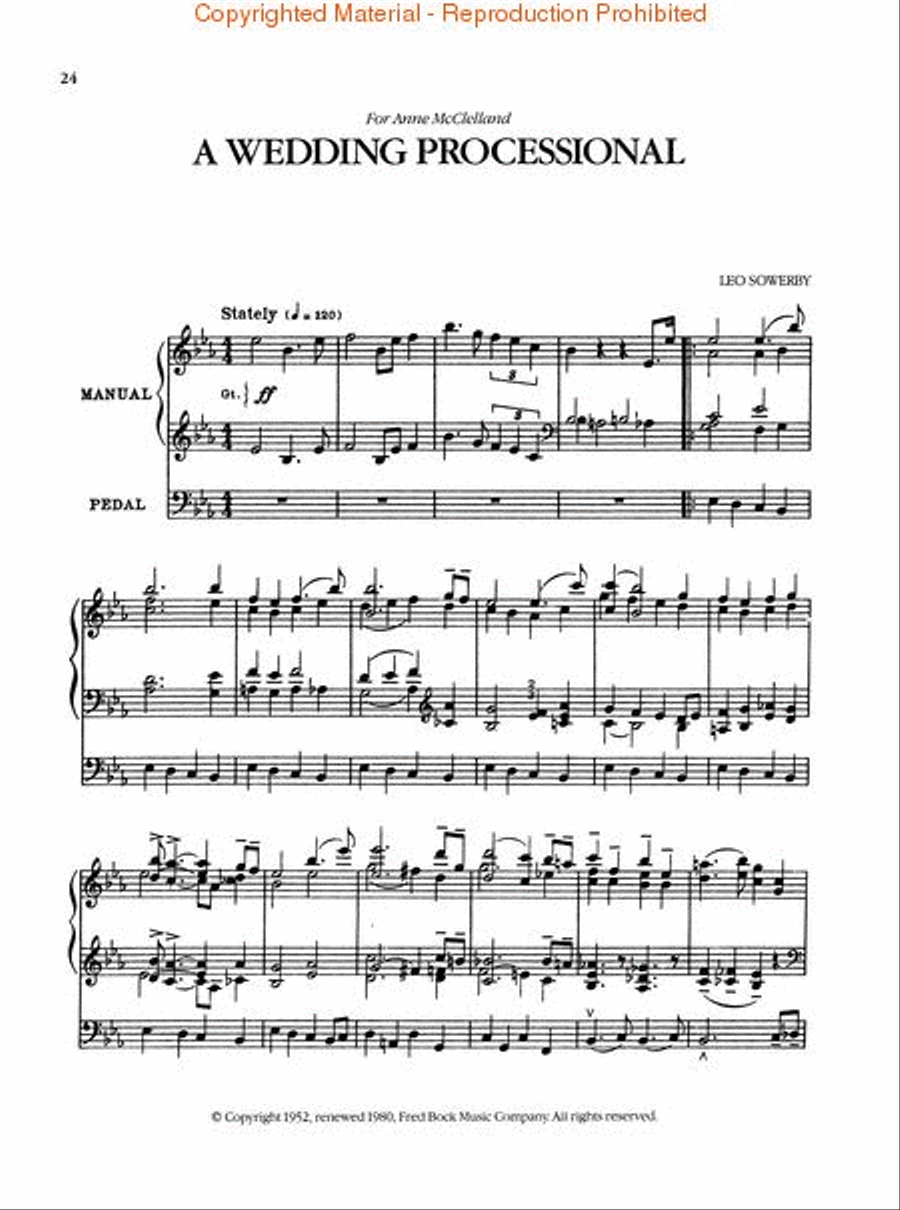 The Organ Music of Leo Sowerby – Volume 1 Organ scores gallery preview page 4