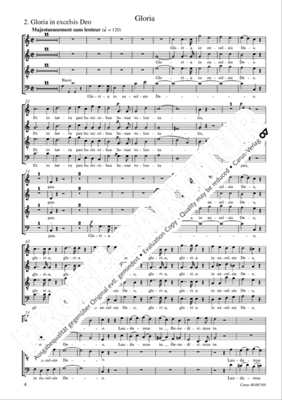 Messe solenelle in G 4-Part scores gallery preview page 5