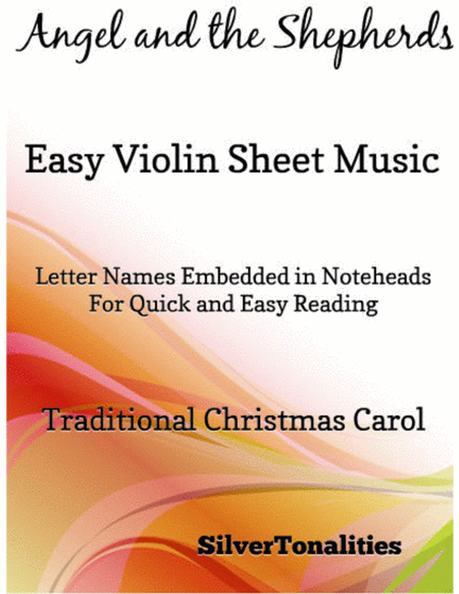 Angel and the Shepherds Easy Violin Sheet Music