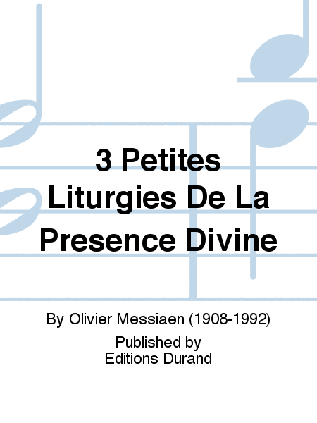 3 Petites Liturgies De La Presence Divine