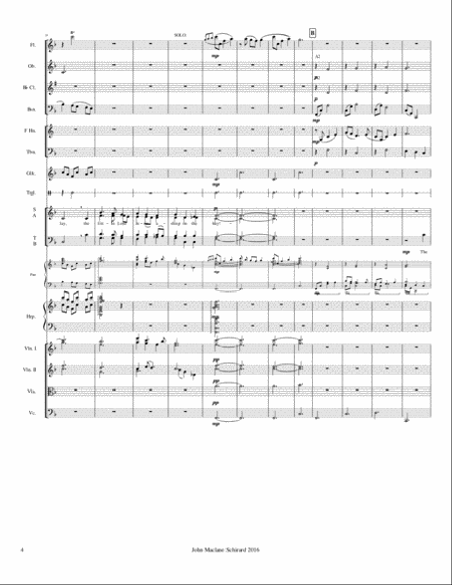 Away in a Manger Away in a Manger Large Ensemble scores gallery preview page 4