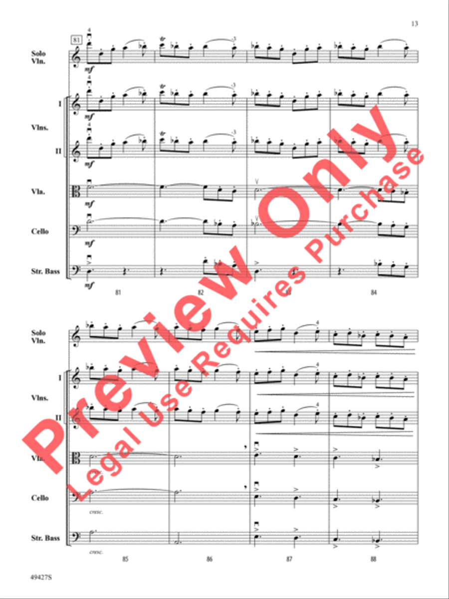 Fireball String Orchestra scores gallery preview page 14