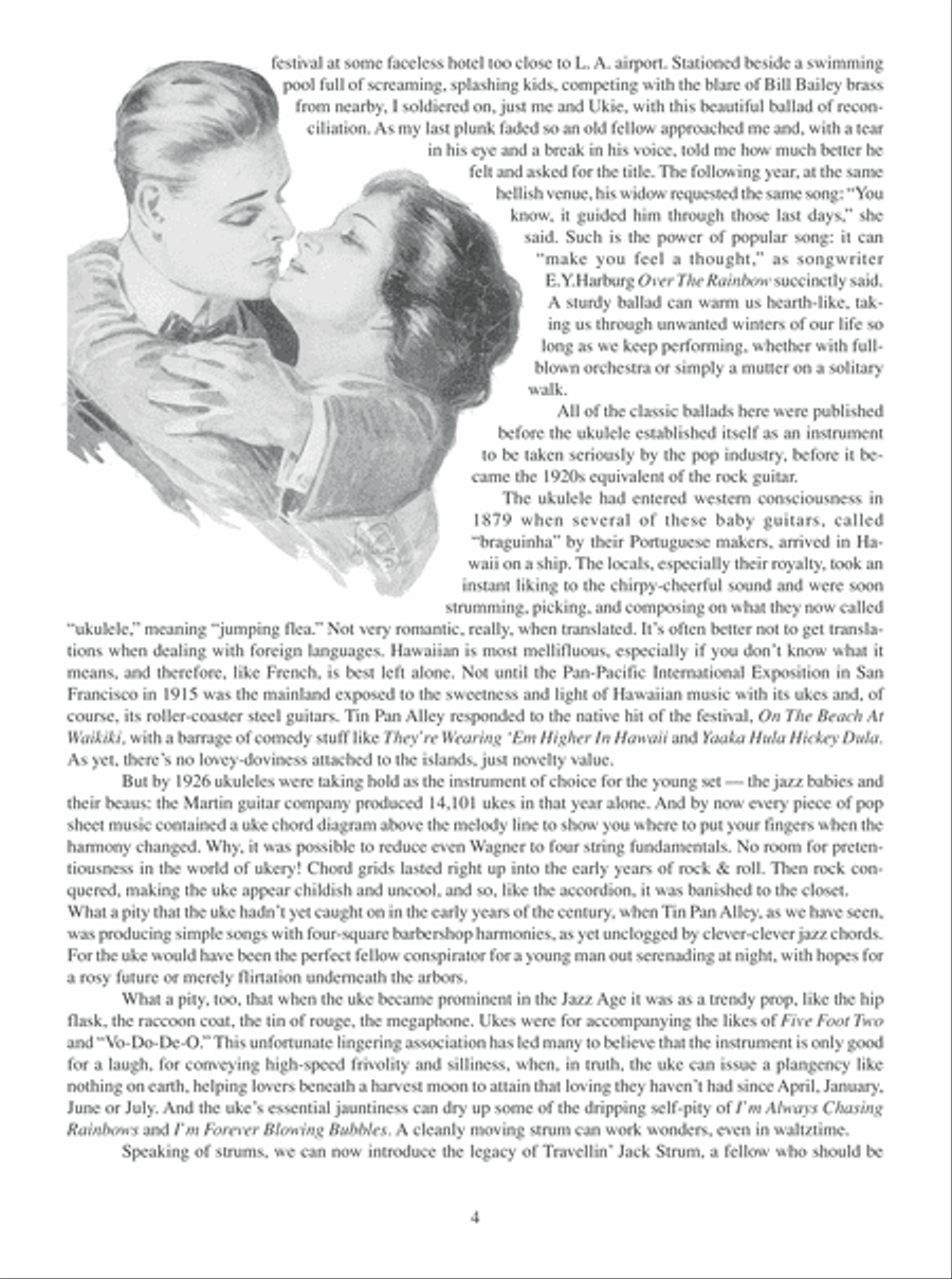 Uke Ballads: A Treasury of Twenty-Five Love Songs Old and New Voice scores gallery preview page 5