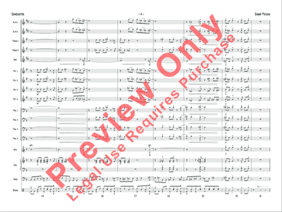 Cheep Tricks Cheep Tricks Jazz Ensemble scores gallery preview page 21