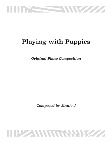 Playing with Puppies (Original Piano Composition) image number null