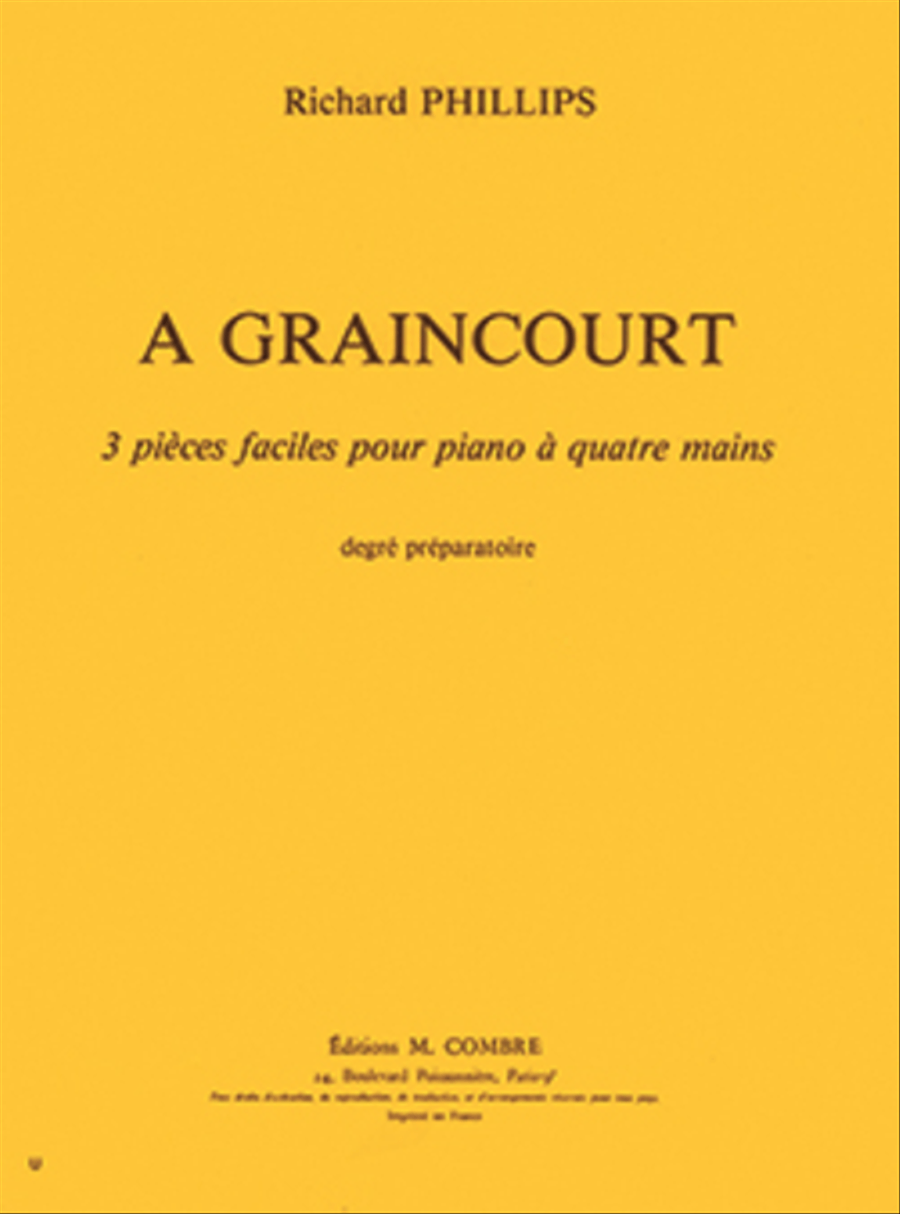 A Graincourt Piano Duet scores gallery preview page 1