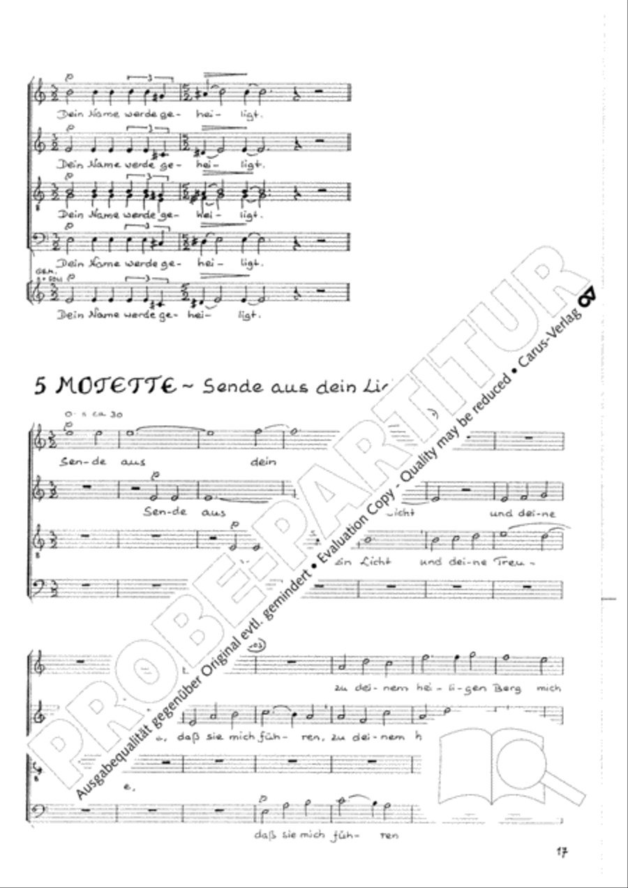 Namen-Gottes-Litanei Namen-Gottes-Litanei Mixed Choir scores gallery preview page 18
