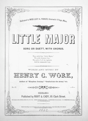 Little Major. Song or Duett, With Chorus