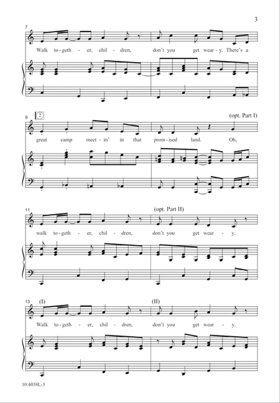 That Promised Land 2-Part scores gallery preview page 3