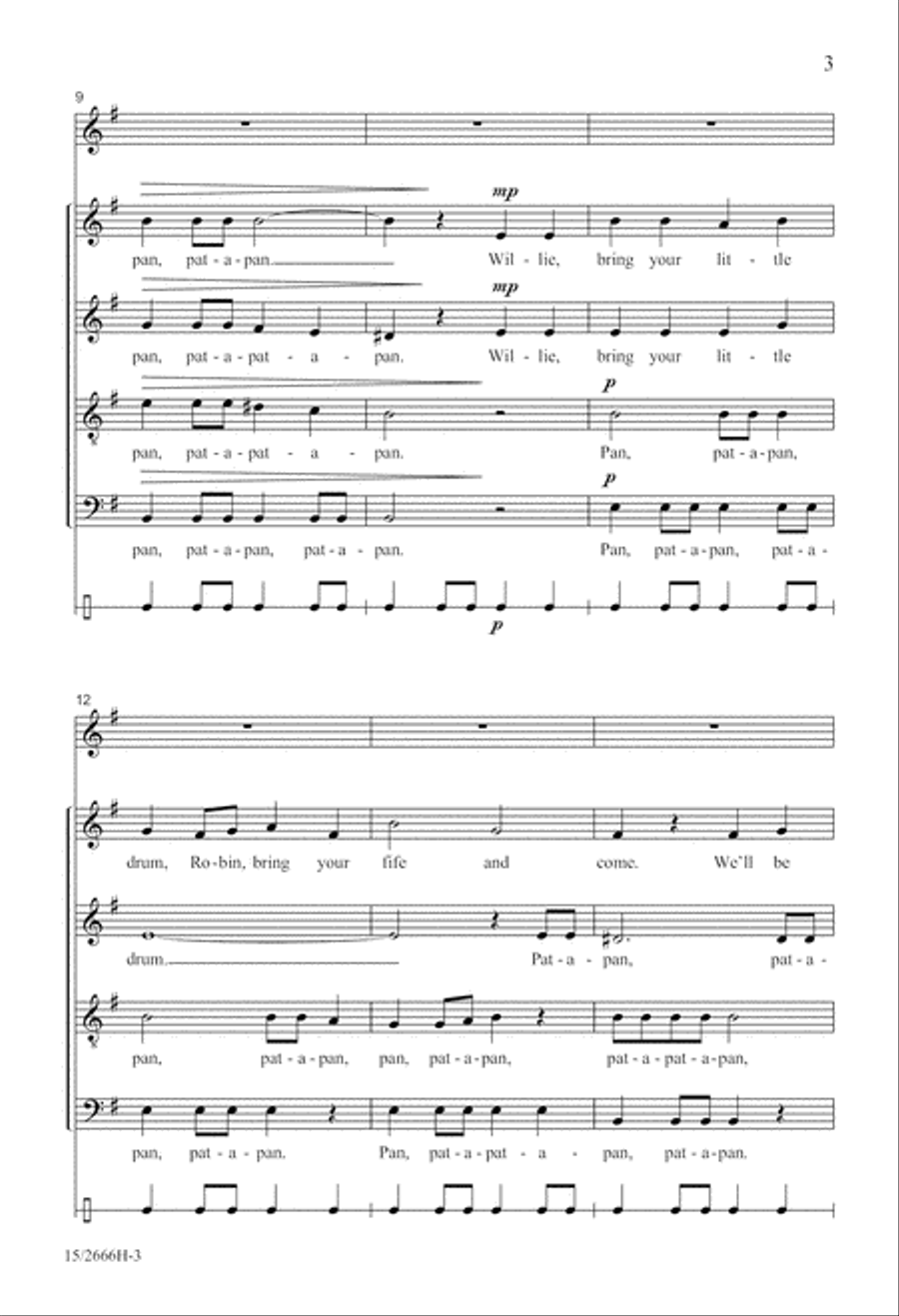 Pat-a-pan 4-Part scores gallery preview page 3