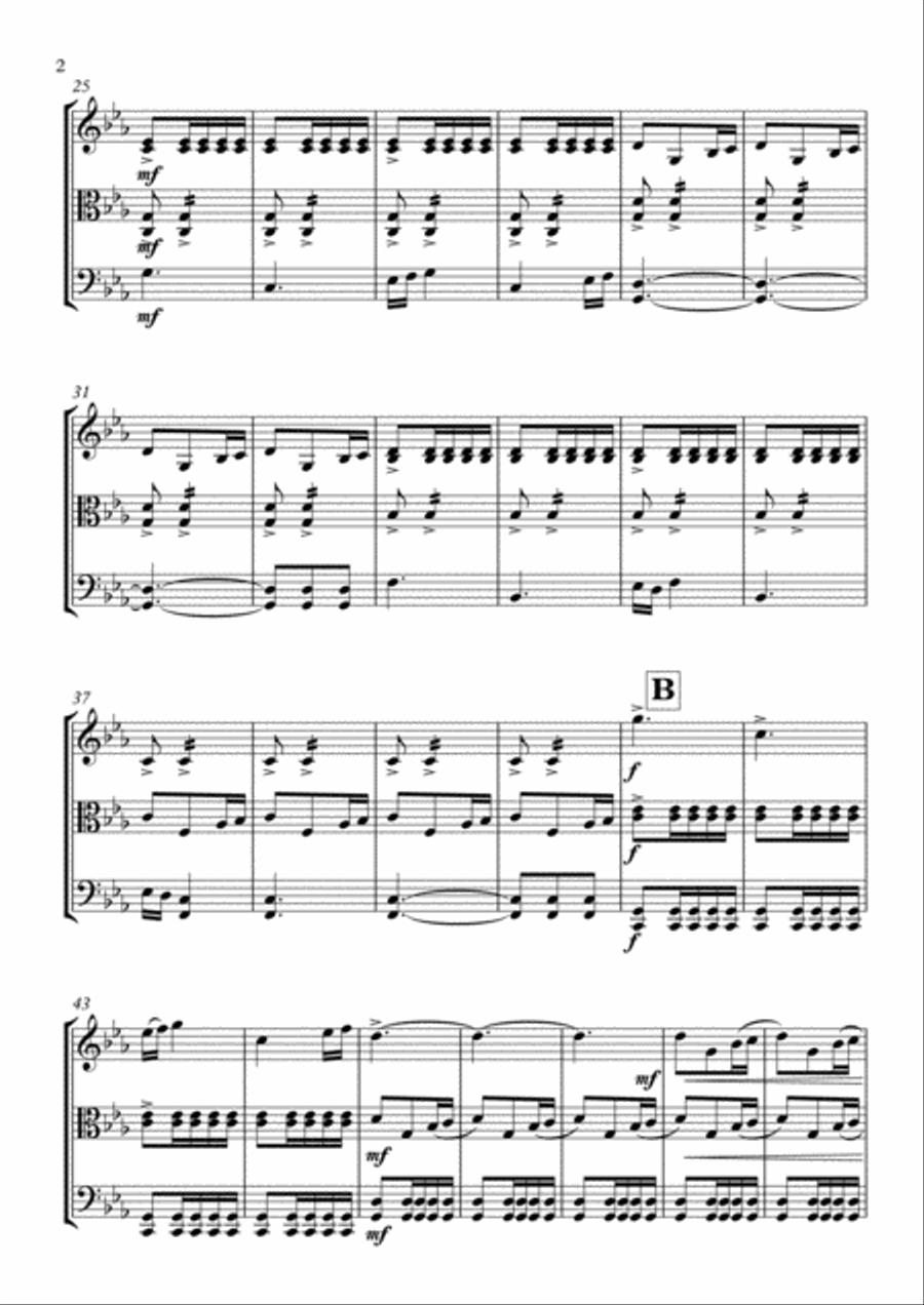 Game Of Thrones String Trio scores gallery preview page 3