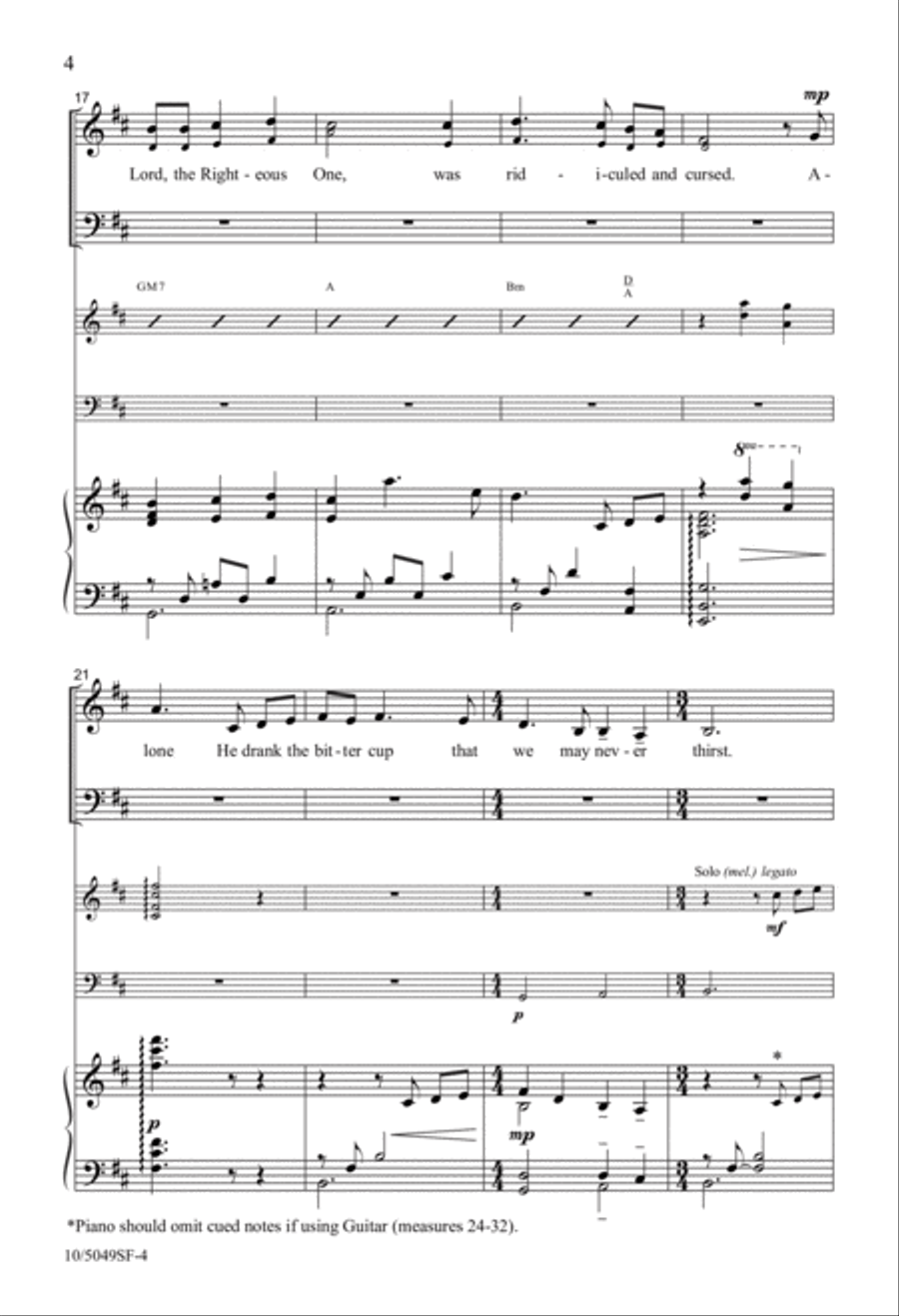 The Bitter Cup The Bitter Cup 4-Part scores gallery preview page 4
