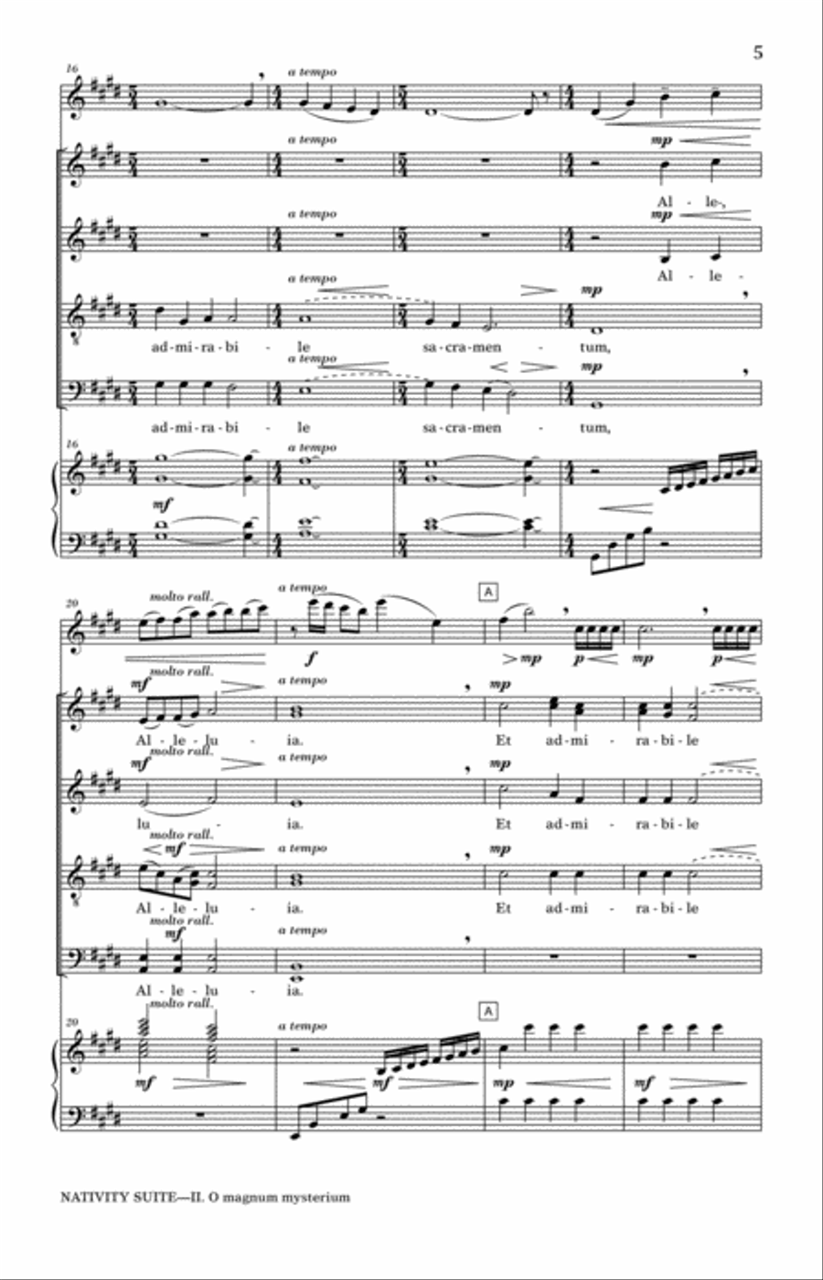 O Magnum Mysterium O Magnum Mysterium 4-Part scores gallery preview page 3