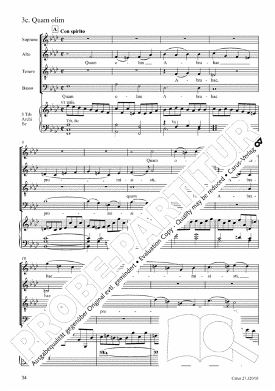 Requiem in D minor 4-Part scores gallery preview page 35
